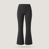 Black V-waist Flared Legging