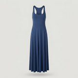 Petite Blue Racerback Wide Leg Jumpsuit