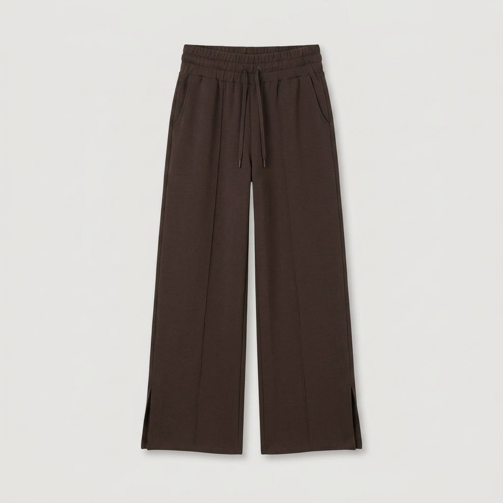 Extra Tall Brown Wide Leg Sweatpant