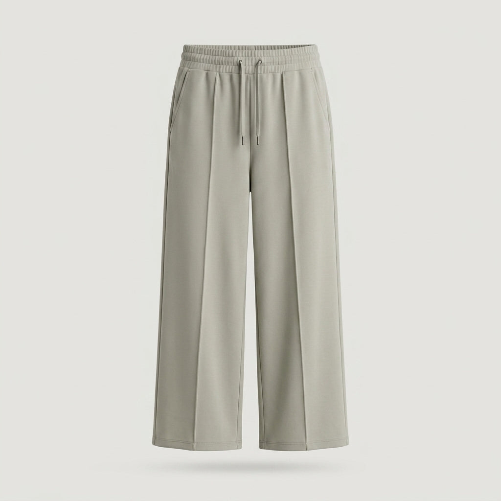 Petite Green Wide Leg Sweatpant