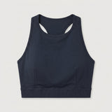 Navy High Neck Sports Bra