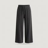 Petite Black Wide Leg Sweatpant