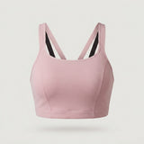 Pink Strappy Sports Bra 2