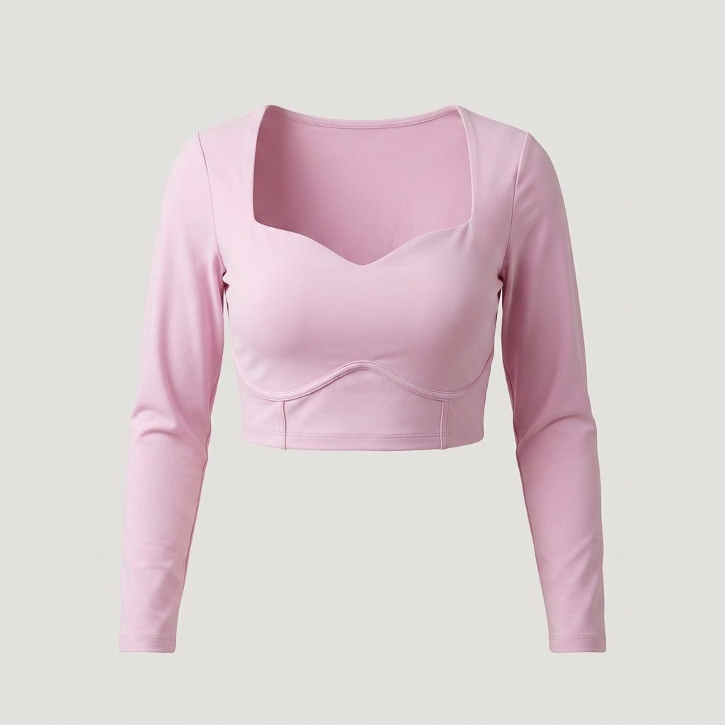 Pink Sweetheart Long Sleeve Top