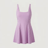 Purple Activewear Mini Dress