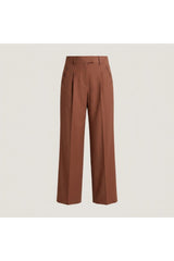 Brown Wide Leg Trouser