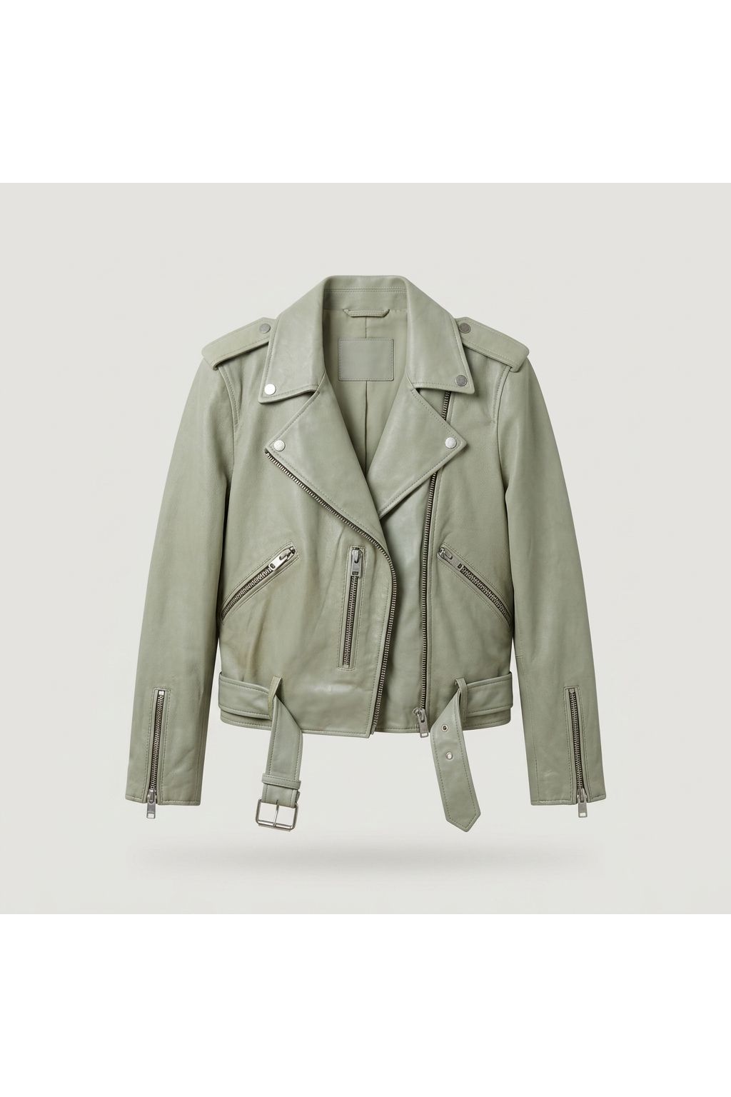 Balfern Biker Soft Sage Green
