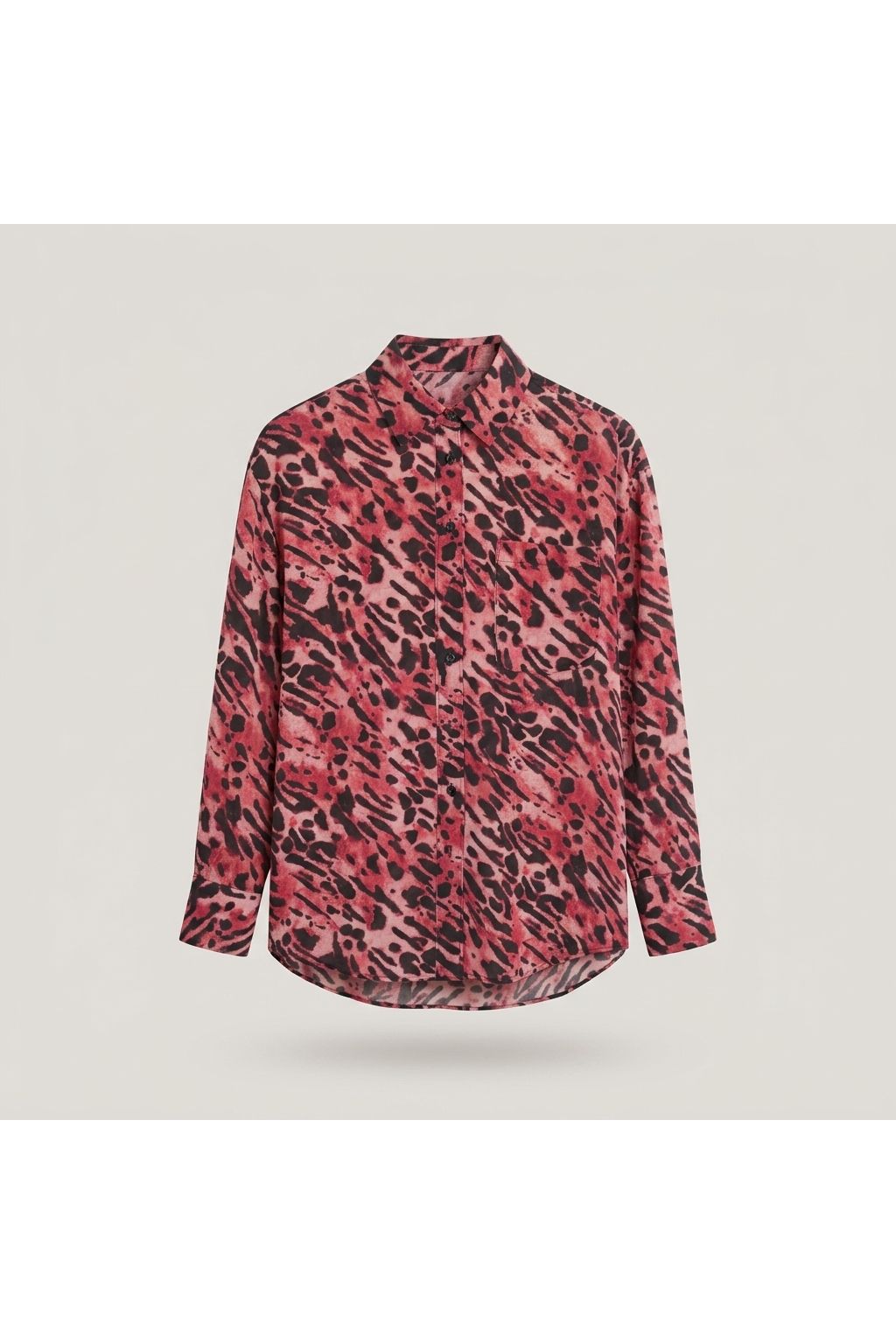 Multi Animal Print Button-up 