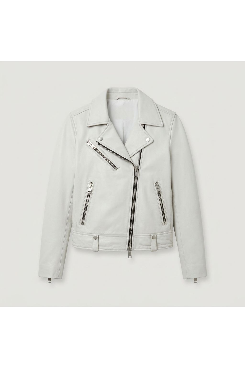 Off White Drury Biker Leather Jacket
