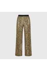 Adriana Iglesias Edition Pants Leopard Luxury Jacquard