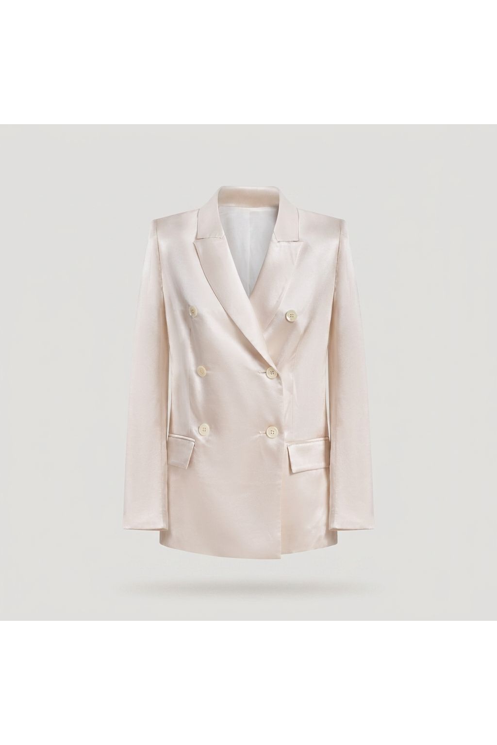 Adriana Iglesias Lauren Pearl Satin Silk Jacket