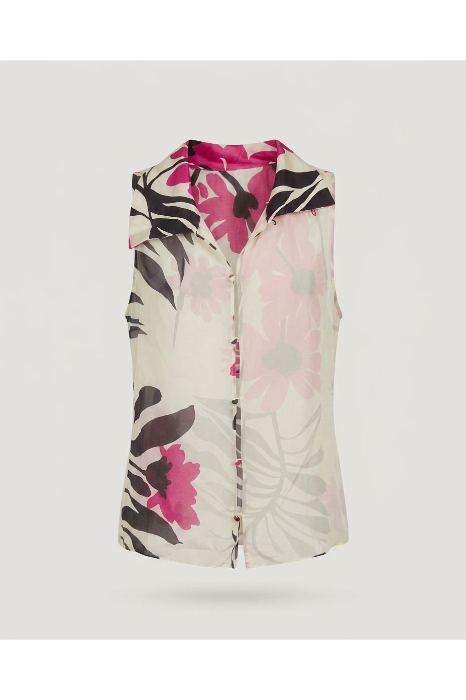 Adriana Iglesias Multi Sleeveless Floral Top
