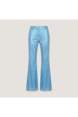 Adriana Iglesias Snake Pants Luxury Snake Blue