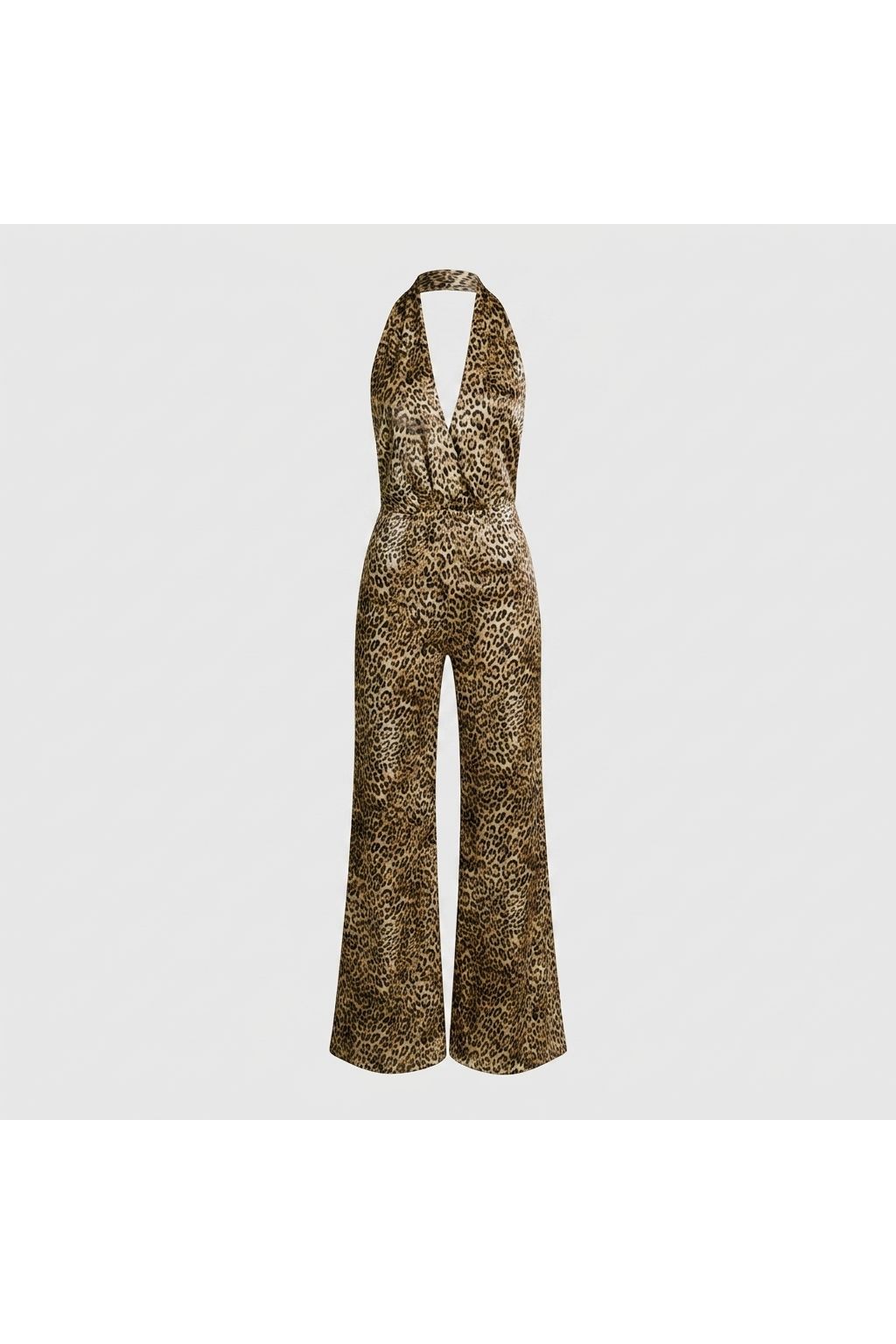 Adriana Iglesias Tropez Leopard Jumpsuit