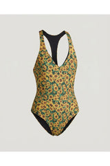 Multi Floral Print One-piece