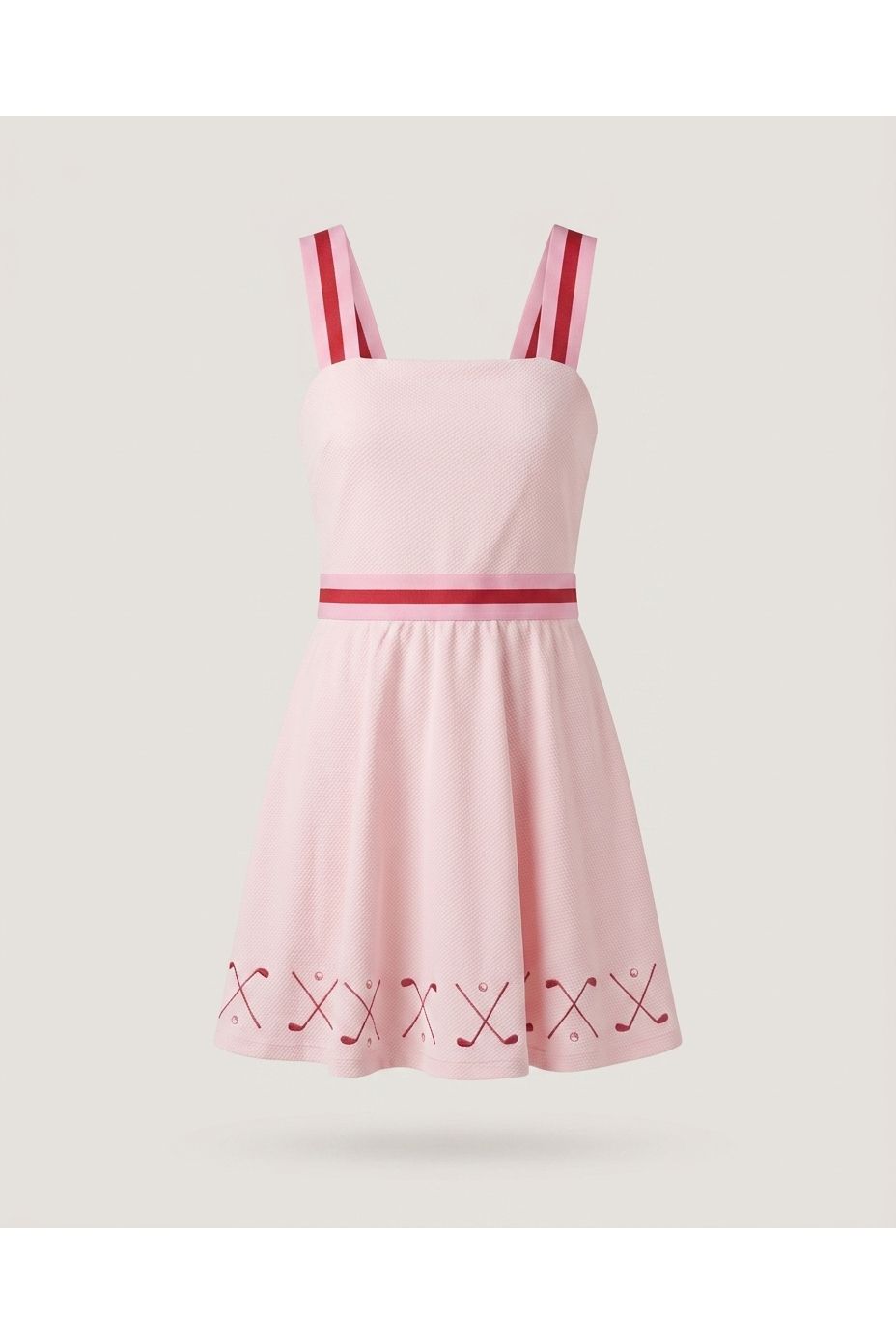 Pink Golf Motif Active Dress