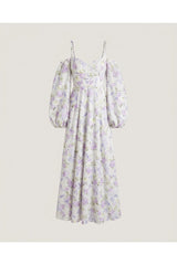 Multi Cold Shoulder Maxi Dress