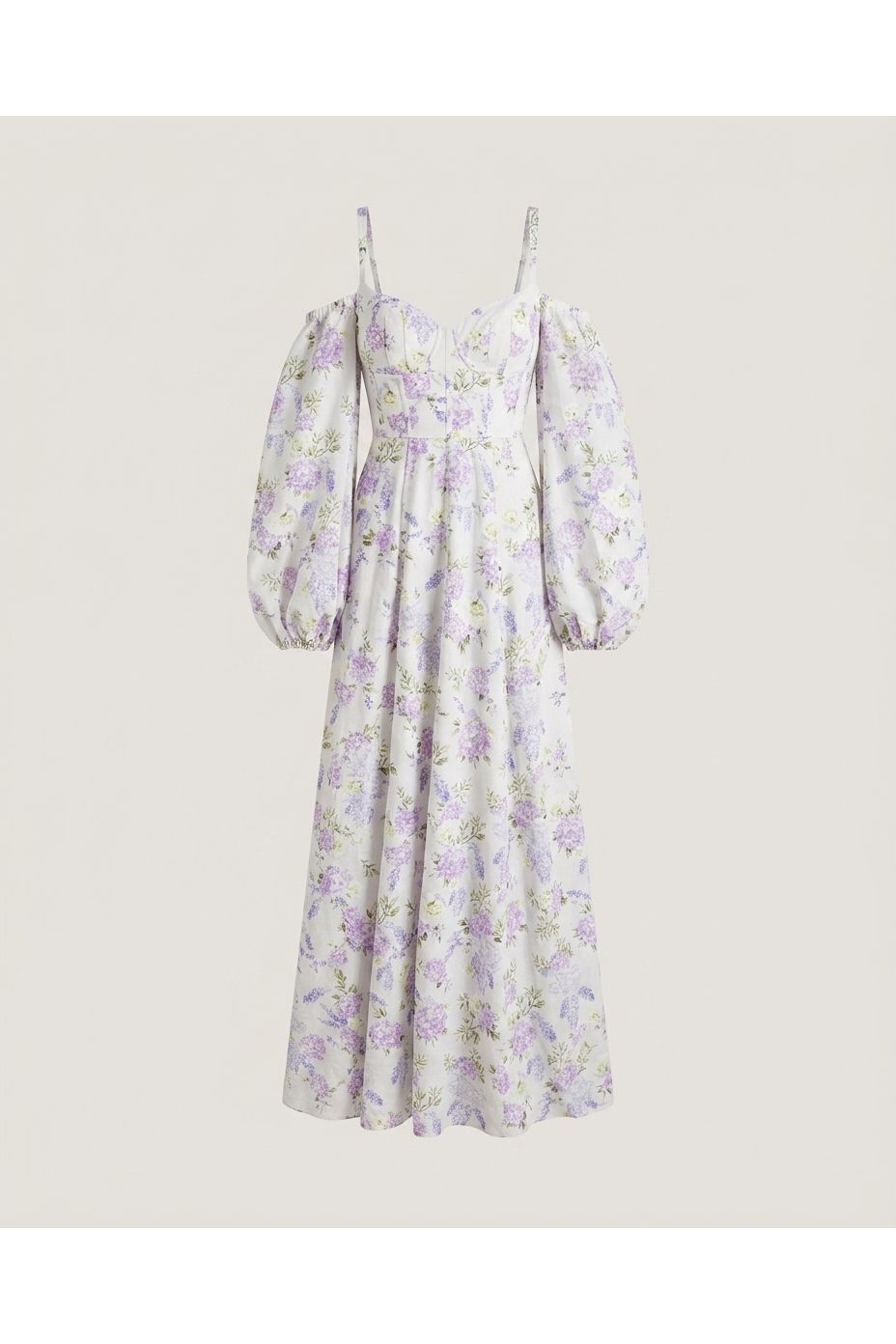 Multi Cold Shoulder Maxi Dress