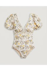Multi Puff Sleeve One Piece