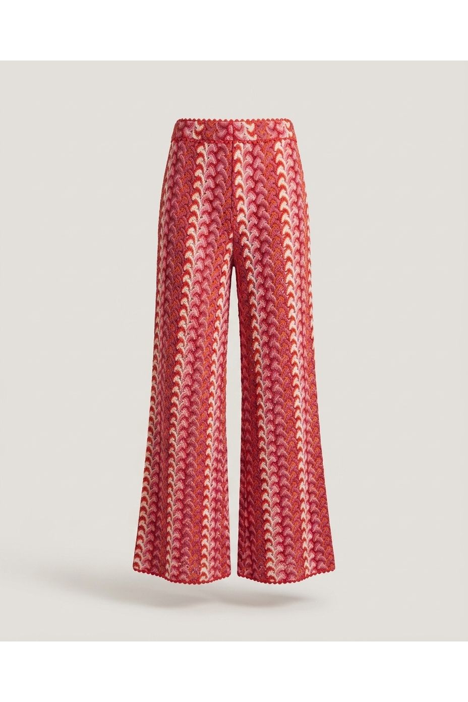 Multi Crochet Wide Leg Pants
