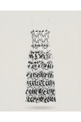 White Tiered Ruffle Maxi Dress