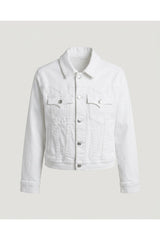 White Denim Trucker Jacket