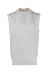 Men's Light Grey Cashmere Sweater
