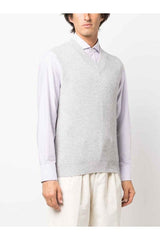 Men's Light Grey Cashmere Sweater
