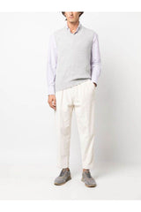 Men's Light Grey Cashmere Sweater