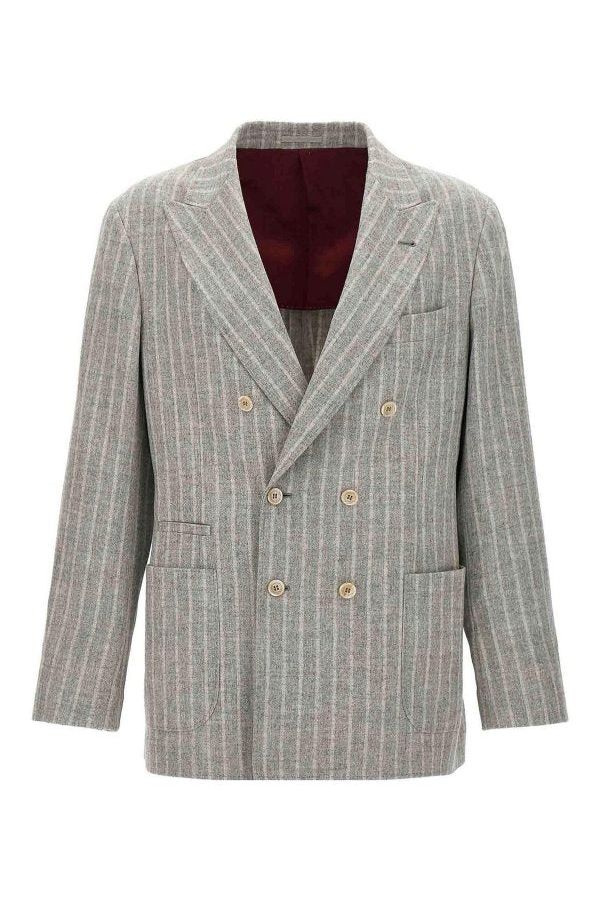 Men's Light Grey Wool Blazer