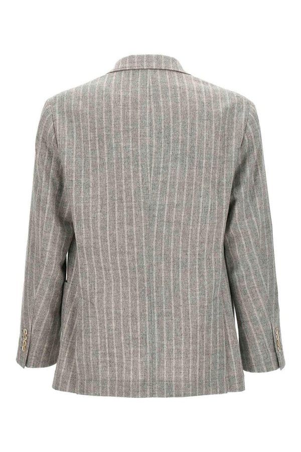 Men's Light Grey Wool Blazer