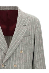 Men's Light Grey Wool Blazer