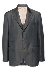 Men's Charcoal Tailored Blazer