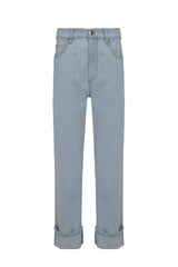 BRUNELLO CUCINELLI | High-Waist Straight-Leg Jeans