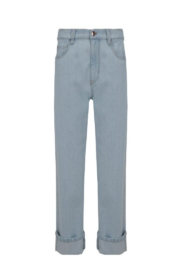 BRUNELLO CUCINELLI | High-Waist Straight-Leg Jeans