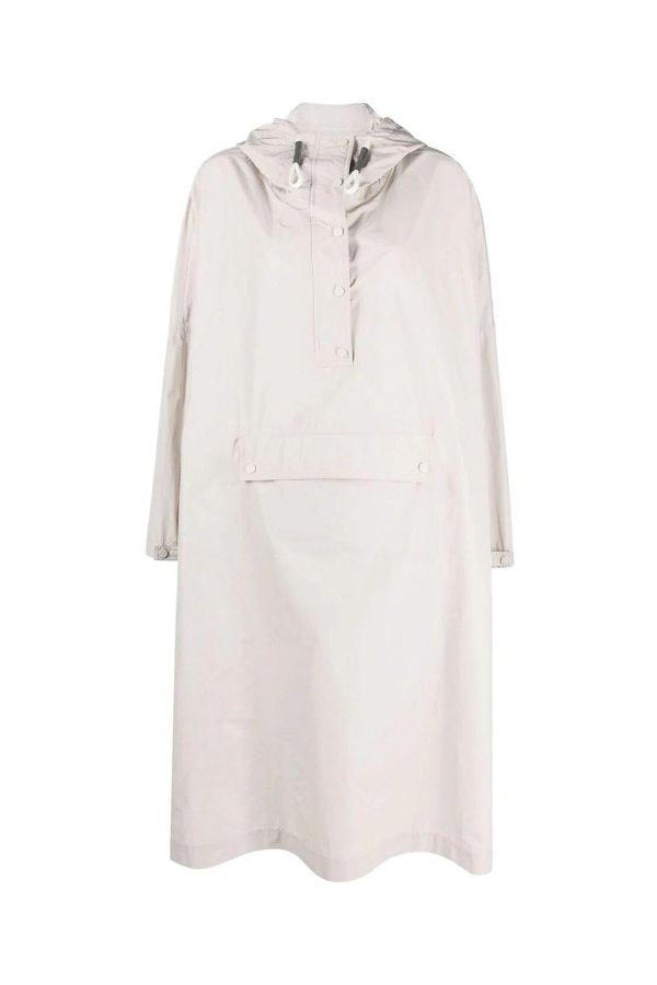 Women's Light Grey Hooded Jacket