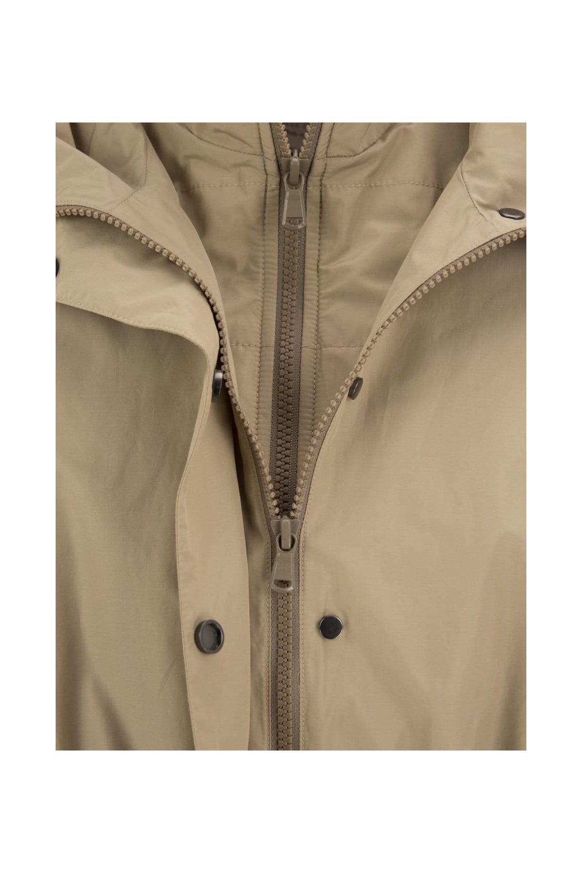 Women's Hazelnut Cropped Drawstring Jacket