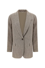Women's Sand Wool Relaxed Jacket