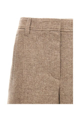 Women's Sand Wool Bermuda Shorts