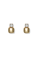 Scarlette Square Studs | Gold