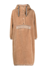Women's Camel Oversized Wool Jacket