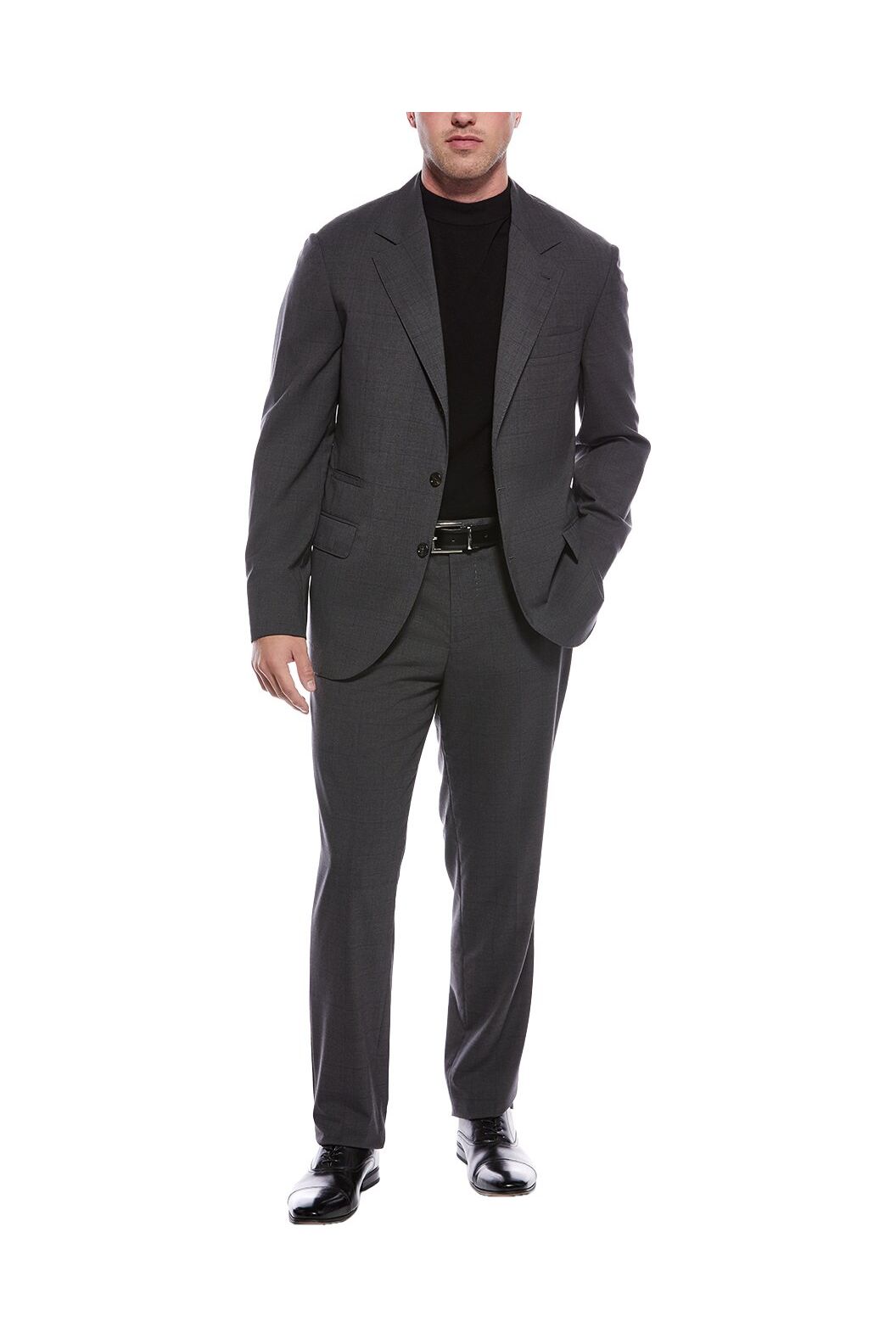 Men's Dark Grey Wool Blazer