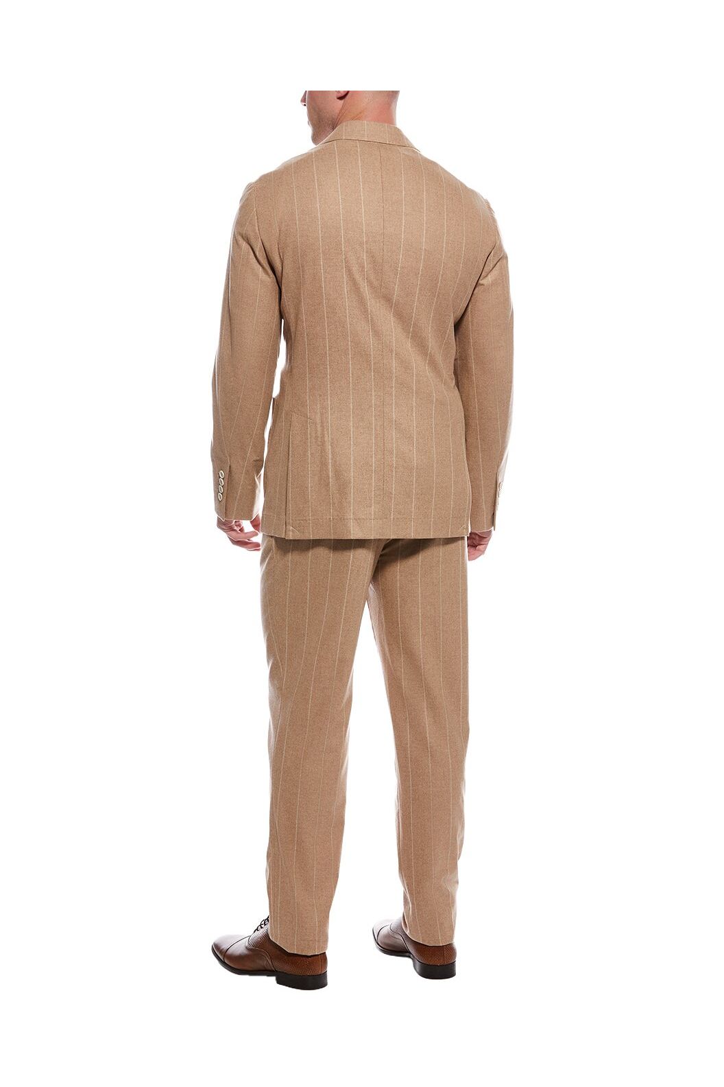Men's Tan Wool Tailored Suit