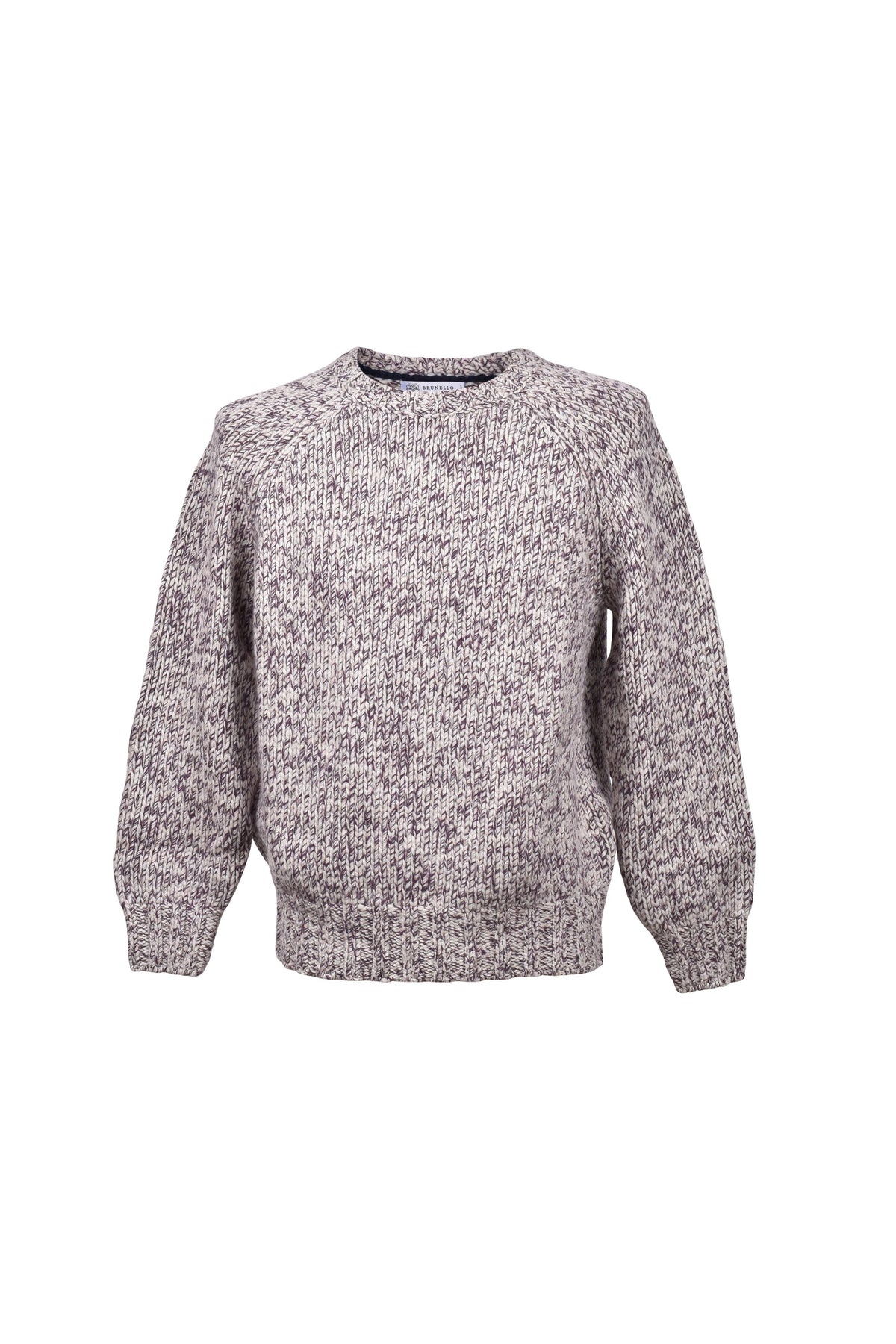 Men's Ecru Cashmere Blend Sweater