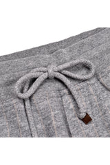 Men's Grey Cashmere Blend Trousers
