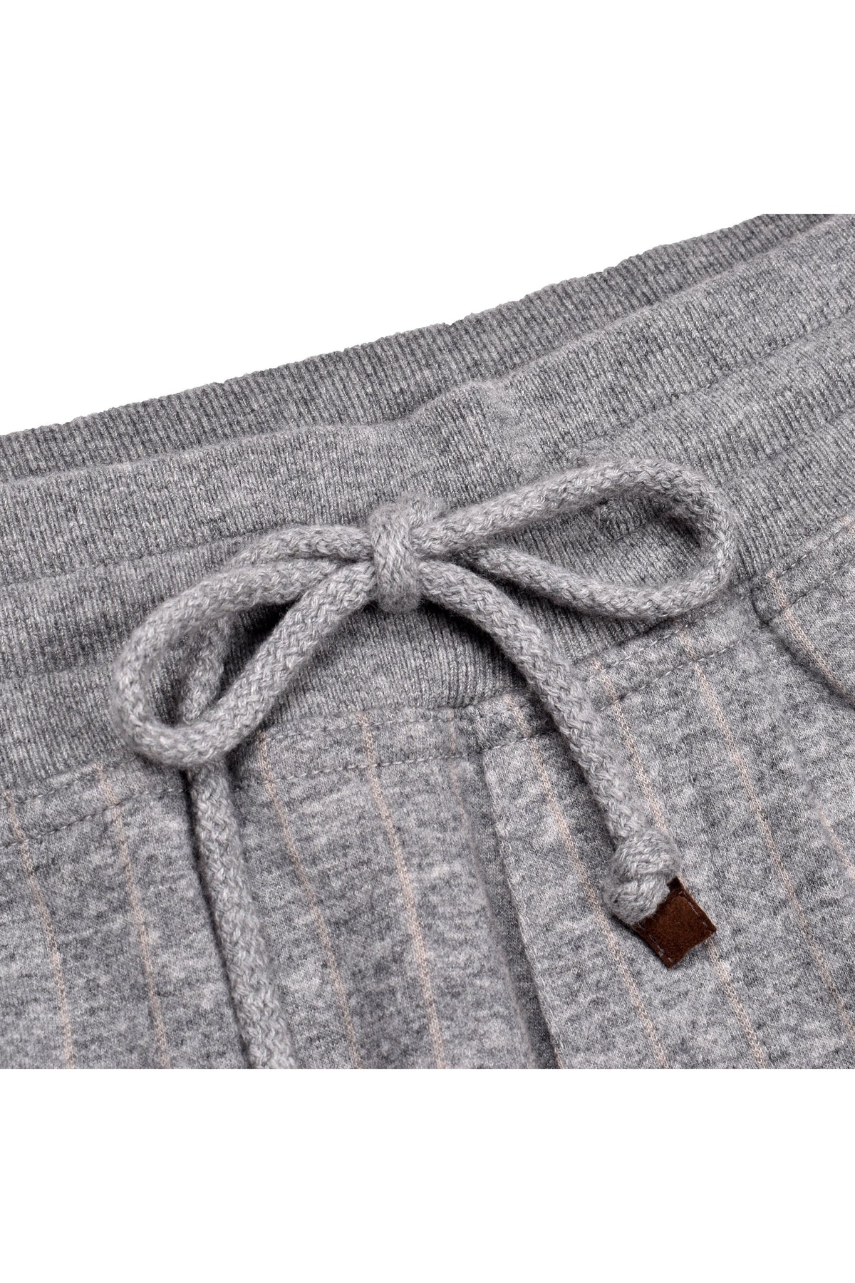 Men's Grey Cashmere Blend Trousers