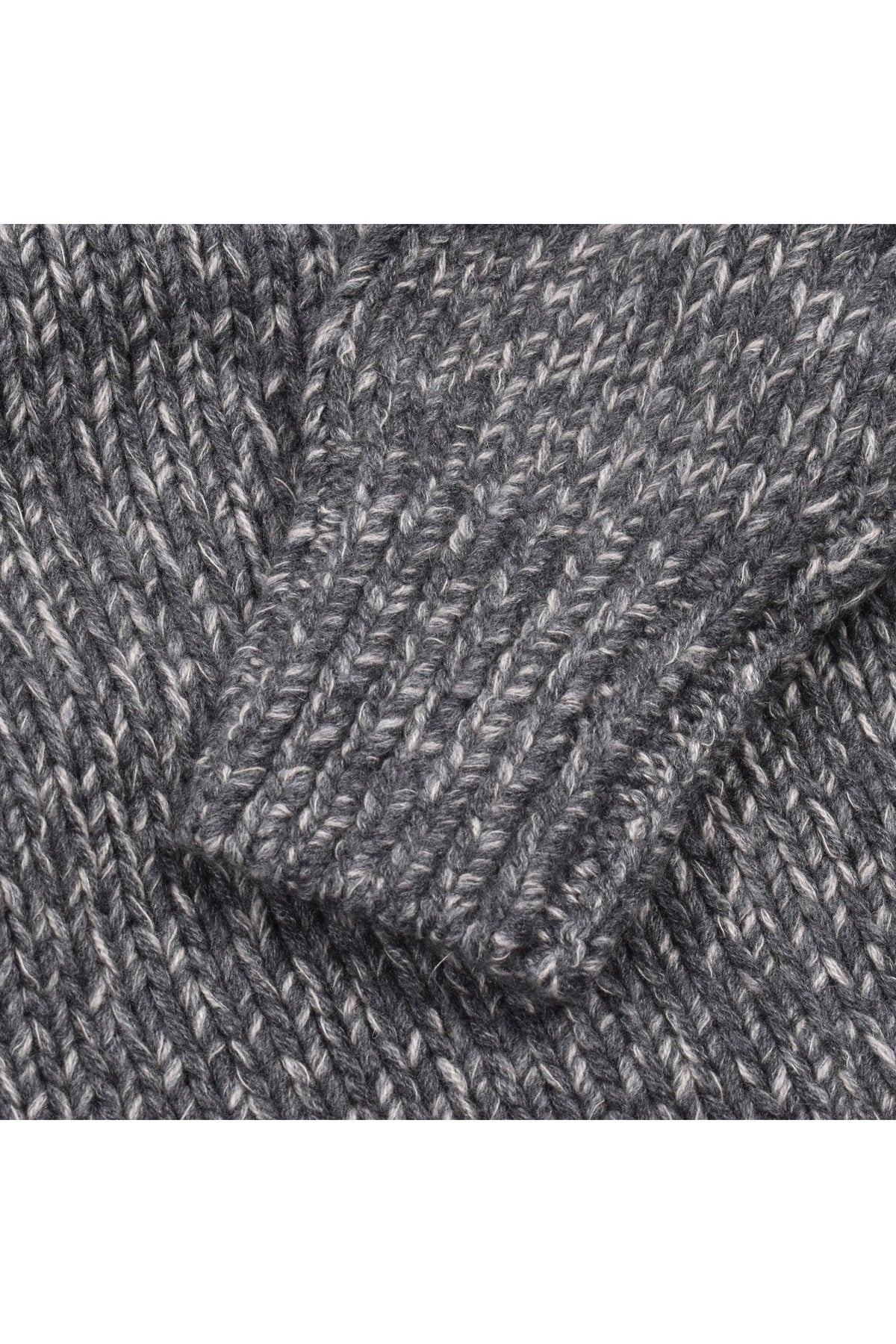Brunello Cucinelli Men's Gray Cashmere Cable Sweater