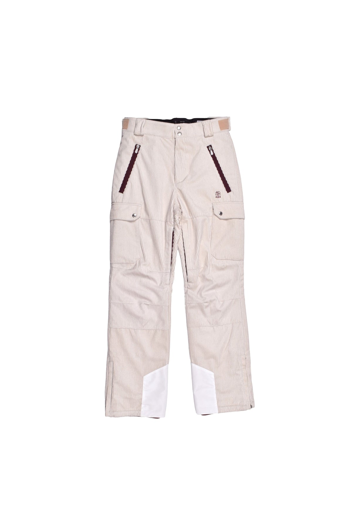 Men's Light Grey Corduroy Trousers