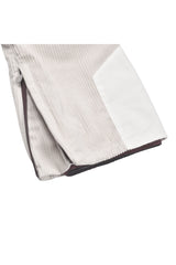 Men's Light Grey Corduroy Trousers