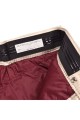 Men's Light Grey Corduroy Trousers